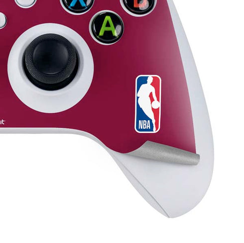 NBA Cleveland Cavaliers Large Logo Xbox Series S Controller Skin